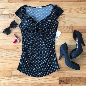 NEW Forever 21 Polkadot Sweetheart Top - Size S